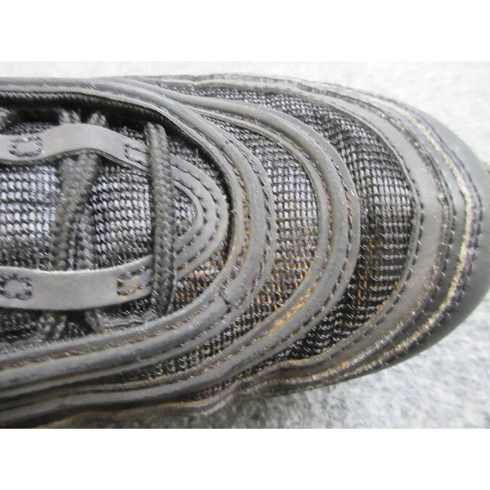 Nike Air Max 97 Shoes Womens Size 8.5 Black Mesh Running Sneakers‎ 921733-001